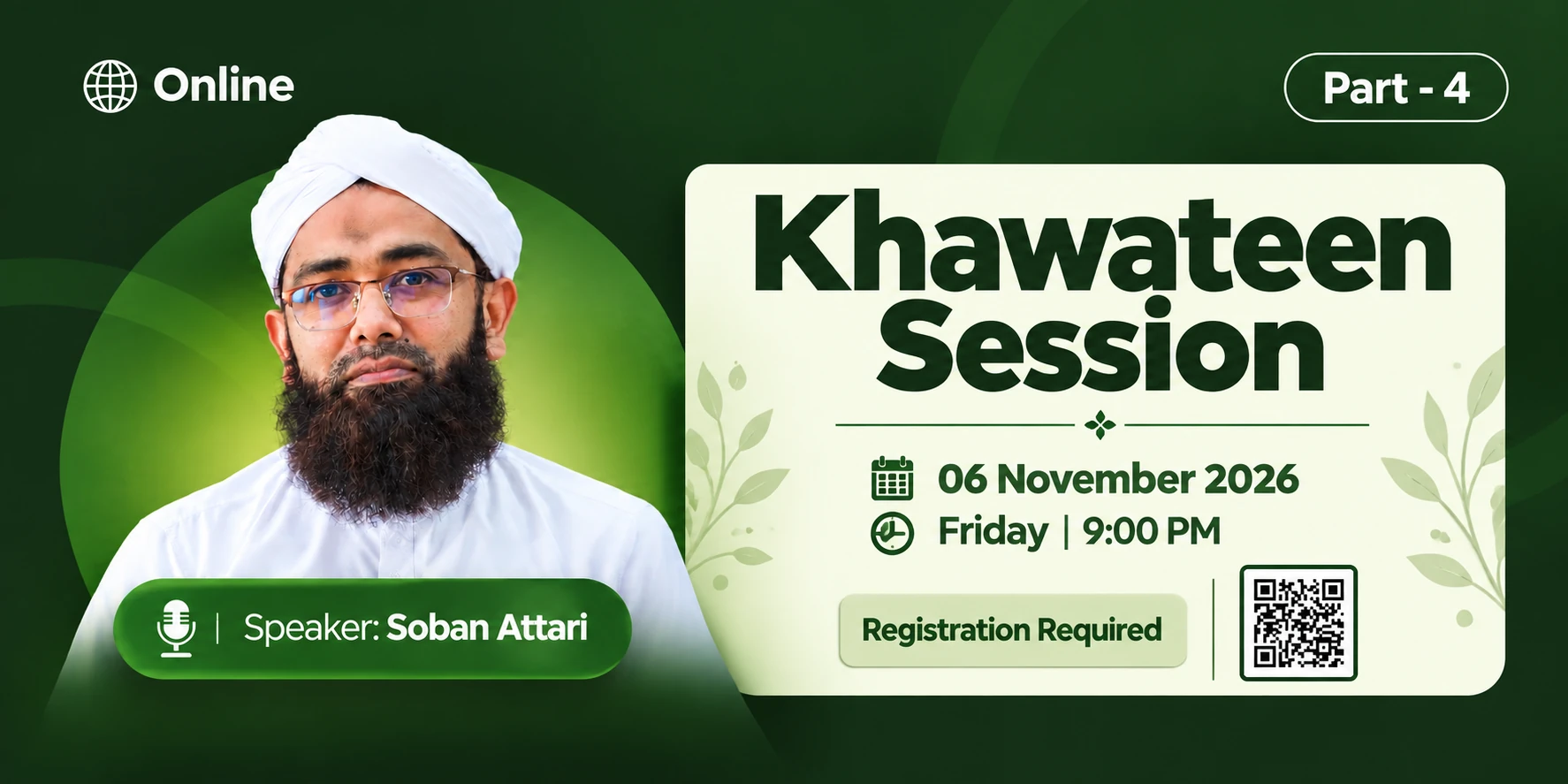 Online Females Session with Soban Attari
